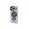 Apple iPhone 13 Pro Kılıf Apollo Magneticsafe Desenli Kapak - Apollo Şeffaf - 3
