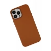 Apple iPhone 13 Pro Kılıf Asya Deri Silikon - Kahverengi