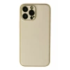 Apple iPhone 13 Pro Kılıf Coco Deri Silikon Kapak - Gold