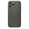 Apple iPhone 13 Pro Kılıf Coco Karbon Silikon - Füme
