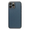 Apple iPhone 13 Pro Kılıf Coco Karbon Silikon - Mavi