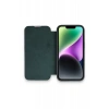 Apple iPhone 13 Pro Kılıf Dolpin Kapaklı - Koyu Yeşil