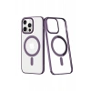 Apple iPhone 13 Pro Kılıf Element Magneticsafe Sert Kapak - Derin Mor