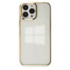 Apple iPhone 13 Pro Kılıf Element Silikon - Gold