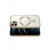 Apple iPhone 13 Pro Kılıf Kross Magneticsafe Kapak - Gold