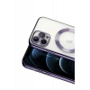 Apple iPhone 13 Pro Kılıf Kross Magneticsafe Kapak - Mor