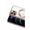 Apple iPhone 13 Pro Kılıf Kross Magneticsafe Kapak - Rose