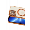 Apple iPhone 13 Pro Kılıf Kross Magneticsafe Kapak - Turuncu