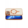 Apple iPhone 13 Pro Kılıf Kross Magneticsafe Kapak - Turuncu