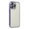 Apple iPhone 13 Pro Kılıf Lensli Silikon - Mor