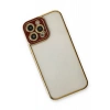 Apple iPhone 13 Pro Kılıf Liva Lens Silikon - Bordo