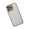 Apple iPhone 13 Pro Kılıf Liva Lens Silikon - Lila