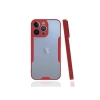 Apple iPhone 13 Pro Kılıf Platin Silikon - Kırmızı