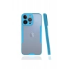 Apple iPhone 13 Pro Kılıf Platin Silikon - Mavi