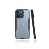 Apple iPhone 13 Pro Kılıf Platin Silikon - Siyah