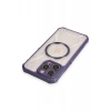 Apple iPhone 13 Pro Kılıf Prag Magneticsafe Kapak - Derin Mor