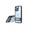 Apple iPhone 13 Pro Kılıf Rolet Stand Kapak - Siyah