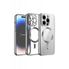 Apple iPhone 13 Pro Max Kılıf Kross Magneticsafe Kapak - Titan Gri