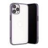 Apple iPhone 13 Pro Max Kılıf Lensli Silikon - Mor