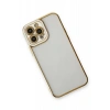 Apple iPhone 13 Pro Max Kılıf Liva Lens Silikon - Beyaz