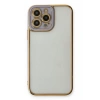 Apple iPhone 13 Pro Max Kılıf Liva Lens Silikon - Lila