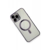 Apple iPhone 13 Pro Max Kılıf Magneticsafe Lazer Silikon - Mor