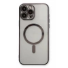 Apple iPhone 13 Pro Max Kılıf Magneticsafe Lazer Silikon - Siyah