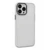 Apple iPhone 13 Pro Max Kılıf Modos Metal Kapak - Şeffaf