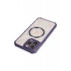 Apple iPhone 13 Pro Max Kılıf Prag Magneticsafe Kapak - Derin Mor