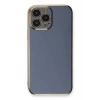 Apple iPhone 13 Pro Max Kılıf Volet Silikon - Mavi