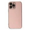 Apple iPhone 13 Pro Max Kılıf Volet Silikon - Pembe