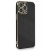 Apple iPhone 13 Pro Max Kılıf Volet Silikon - Siyah
