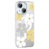 Apple iPhone 14 Floral Magsafe Kapak - Sarı