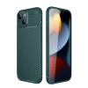 Apple iPhone 14 Kılıf Auto Focus Karbon Kapak - Koyu Yeşil