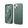 Apple iPhone 14 Kılıf First Silikon - Koyu Yeşil