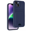 Apple iPhone 14 Kılıf Kelvin Kartvizitli Silikon - Lacivert