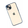 Apple iPhone 14 Kılıf Lensli Silikon - Açık Mavi