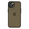 Apple iPhone 14 Kılıf Montreal Silikon Kapak - Siyah