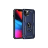 Apple iPhone 14 Kılıf Sofya Yüzüklü Silikon Kapak - Lacivert