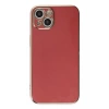 Apple iPhone 14 Kılıf Volet Silikon - Kırmızı