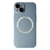 Apple iPhone 14 Plus Kılıf Jack Magneticsafe Lens Silikon - Sierra Blue
