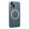 Apple iPhone 14 Plus Kılıf Jack Magneticsafe Lens Silikon - Sierra Blue