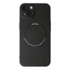 Apple iPhone 14 Plus Kılıf Jack Magneticsafe Lens Silikon - Siyah