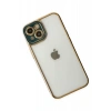 Apple iPhone 14 Plus Kılıf Liva Lens Silikon - Yeşil