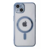 Apple iPhone 14 Plus Kılıf Magneticsafe Lazer Silikon - Sierra Blue