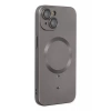Apple iPhone 14 Plus Kılıf Moshi Lens Magneticsafe Silikon - Füme