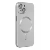 Apple iPhone 14 Plus Kılıf Moshi Lens Magneticsafe Silikon - Gümüş