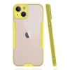 Apple iPhone 14 Plus Kılıf Platin Silikon - Sarı