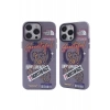 Apple iPhone 14 Pro Kılıf Apollo Magneticsafe Desenli Kapak - Apollo Mor - 2