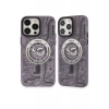 Apple iPhone 14 Pro Kılıf Apollo Magneticsafe Desenli Kapak - Apollo Mor - 5